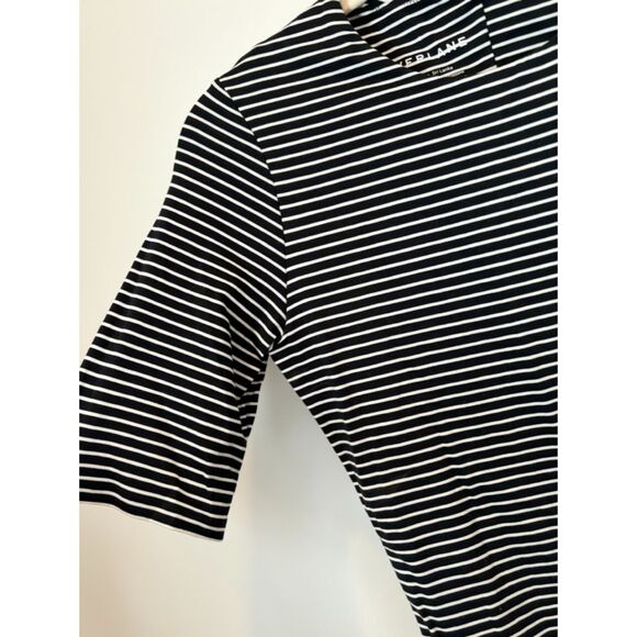 Everlane Striped Bodysuit Short Sleeves Size Small Supima Cotton. - Picture 6 of 15